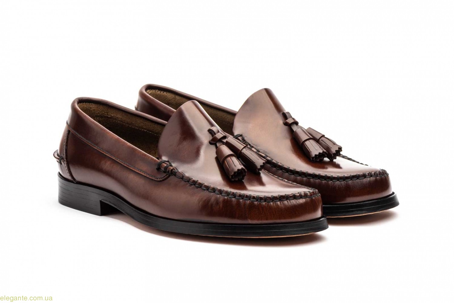 Чоловічі туфлі з пензликами JAM Iberico коричневі 0