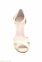 Женские босоножки на каблуке ANNORA бежевые 0