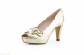 Жіночі туфлі TORNADO золоті від Jennifer Pallares 1