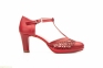 Женские туфли на каблуке ANNORA1 красные 2