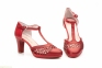 Женские туфли на каблуке ANNORA1 красные 1