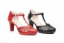 Женские туфли на каблуке ANNORA1 чёрные 4