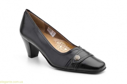 Женские туфли на каблуке JAM3 чёрные