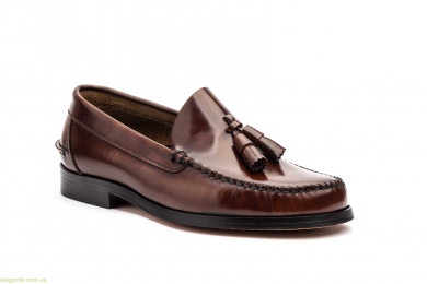 Мужские туфли с кисточками JAM Iberico  коричневые