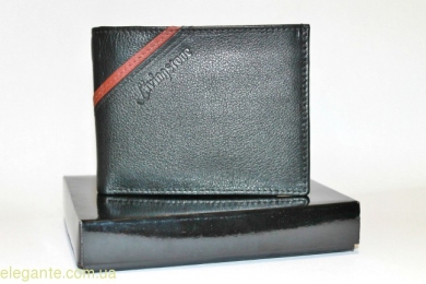 Мужской бумажник Livingston коричневая полоска