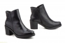 Женские ботинки на каблуке JAM чёрные