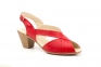 Женские босоножки на каблуке JAM Cutillas красные